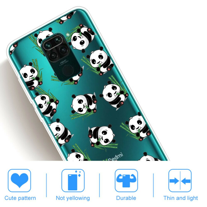 Xiaomi Redmi Note 9 Small Pandas Case