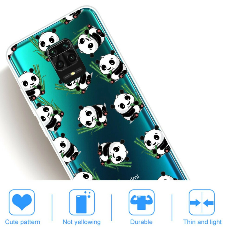 Xiaomi Redmi Note 9S / Redmi Note 9 Pro Case Small Pandas