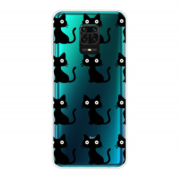 Xiaomi Redmi Note 9S / Redmi Note 9 Pro Case Multiple Black Cats