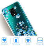 Xiaomi Redmi Note 9S / Redmi Note 9 Pro Blue Flowers Case