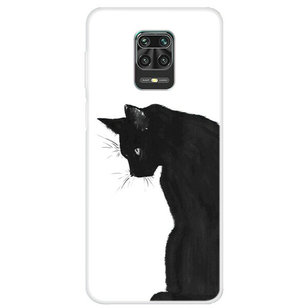 Xiaomi Redmi Note 9S / Redmi Note 9 Pro Case Thoughtful Black Cat