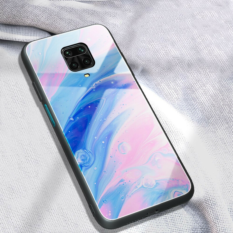 Xiaomi Redmi Note 9S Tempered Glass Case Marble Colors