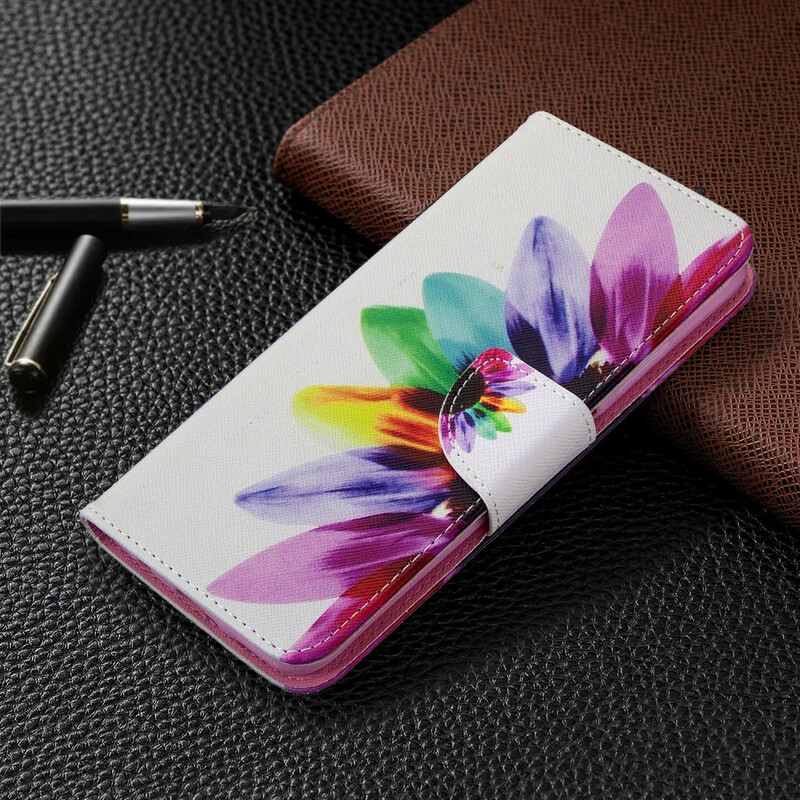 Cover Huawei P40 Lite Fleur Aquarelle