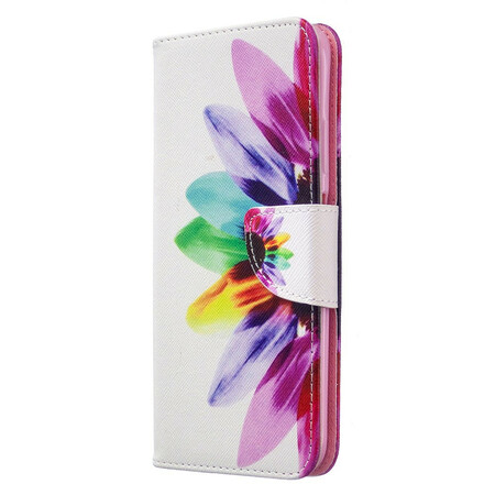 Cover Huawei P40 Lite Fleur Aquarelle