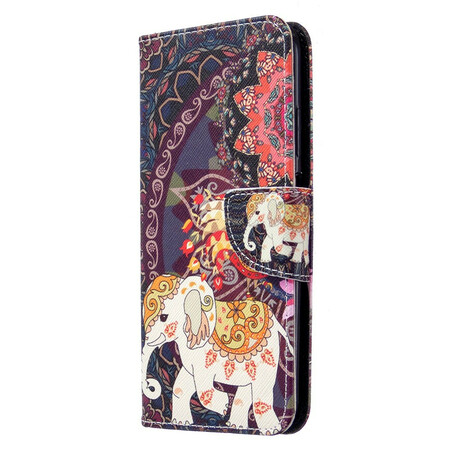 Case Huawei P40 Lite Mandala Ethnic Elephants