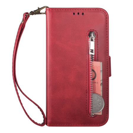 Huawei P40 Lite Case Wallet with Strap