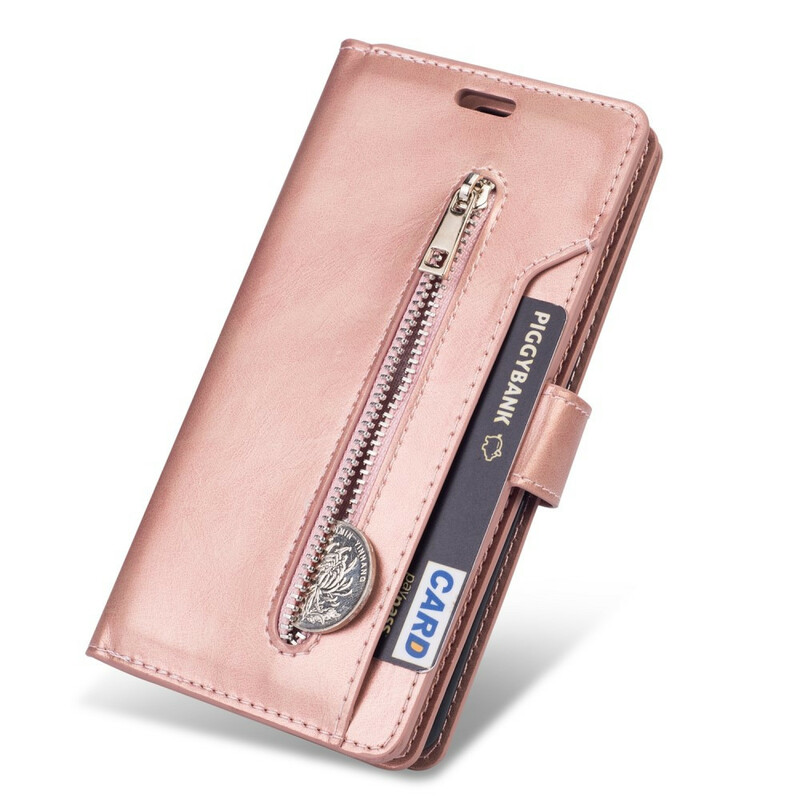 Huawei P40 Lite Case Wallet with Strap