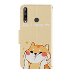 Case Huawei P40 Lite E Cat Don't Touch Me with Lanyard
