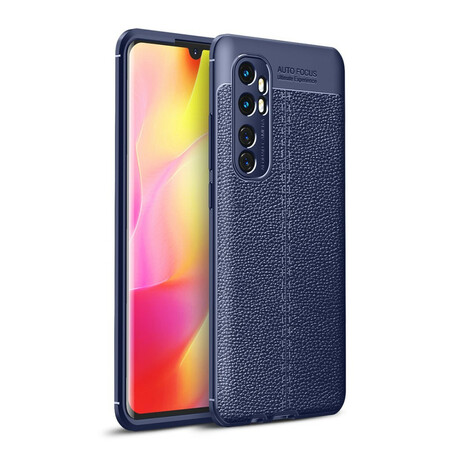 Xiaomi Mi Note 10 Lite Leather Case Lychee Effect Double Line