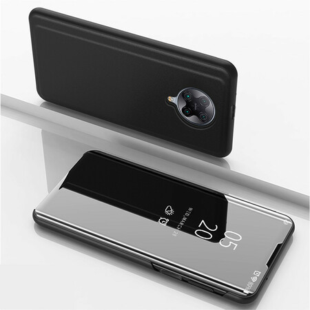 View XIaomi Poco F2 Pro Cover Miroir et Simili Cuir