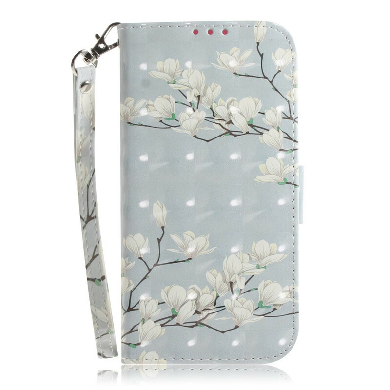 Sony Xperia L4 Flower Branch Case with Strap Sony Xperia L4 Flower Branch Case with Strap