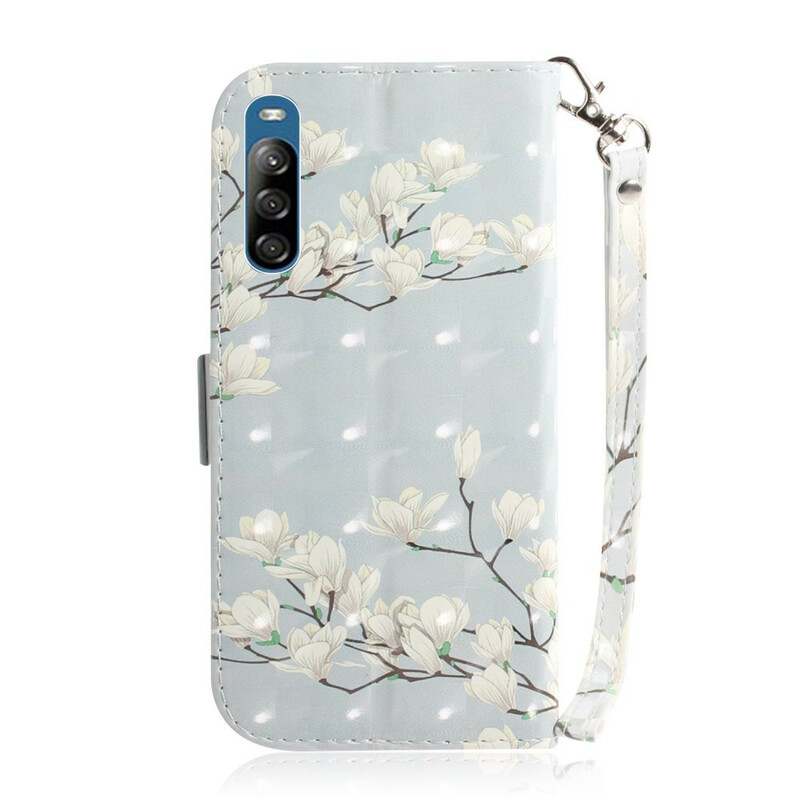 Sony Xperia L4 Flower Branch Case with Strap Sony Xperia L4 Flower Branch Case with Strap