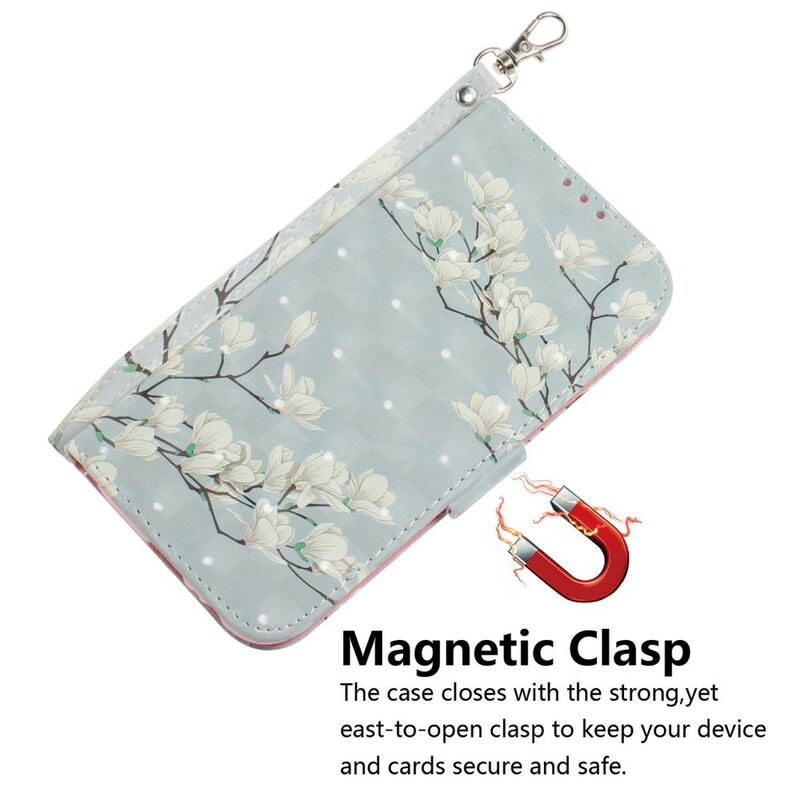 Sony Xperia L4 Flower Branch Case with Strap Sony Xperia L4 Flower Branch Case with Strap