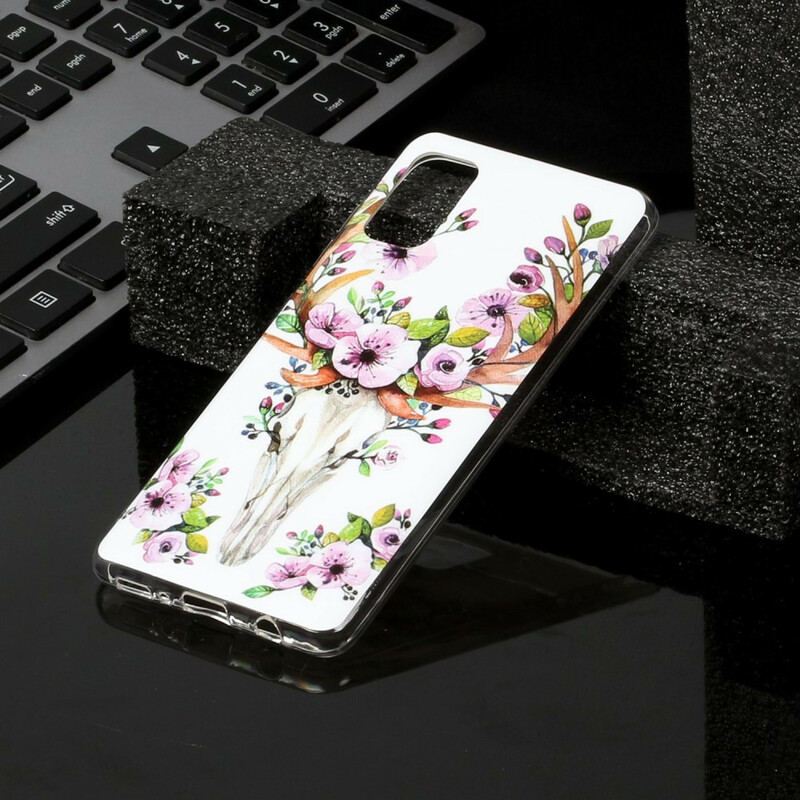Case Samsung Galaxy A41 Wapiti Floral Fluorescent