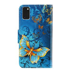 Samsung Galaxy A41 Case Variations Butterflies with Strap