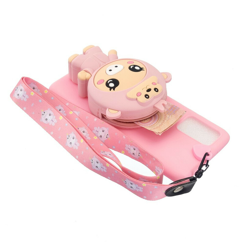 Samsung Galaxy A41 3D Pig with Carabiner strap