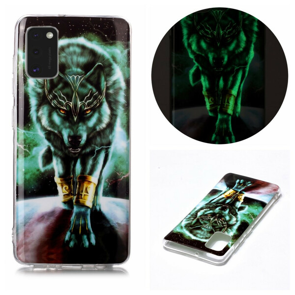 Samsung Galaxy A41 Case Wolf Series Fluorescent