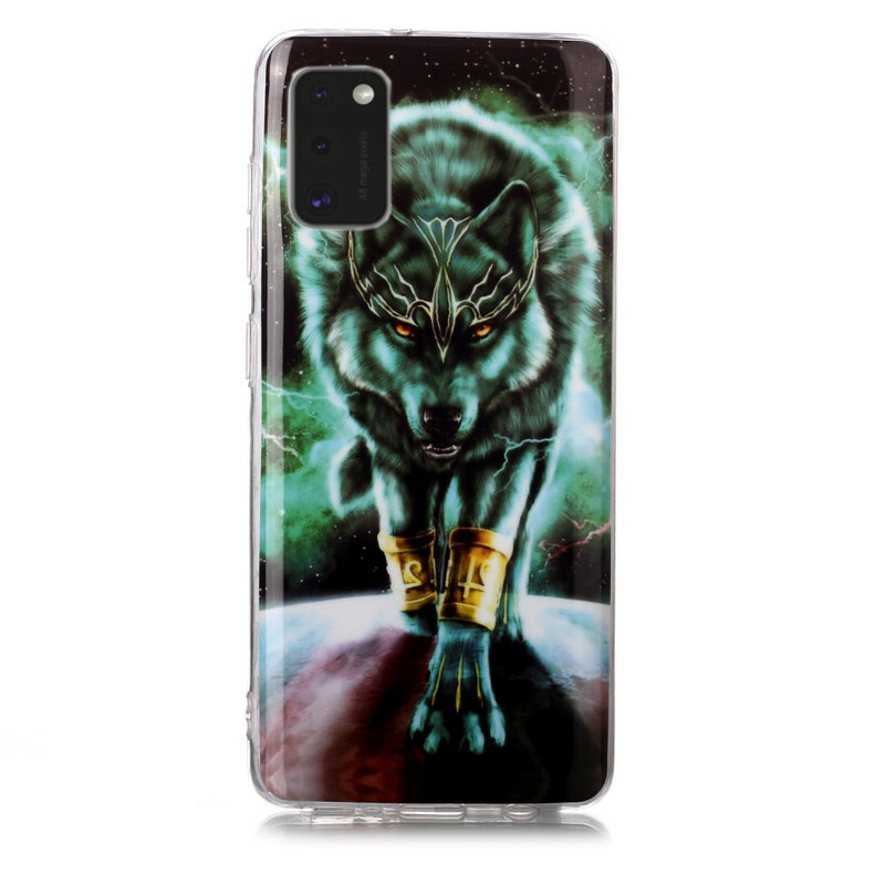Samsung Galaxy A41 Case Wolf Series Fluorescent