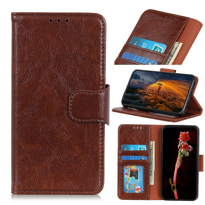 Cover Samsung Galaxy A41 Cuir Nappa Fendu