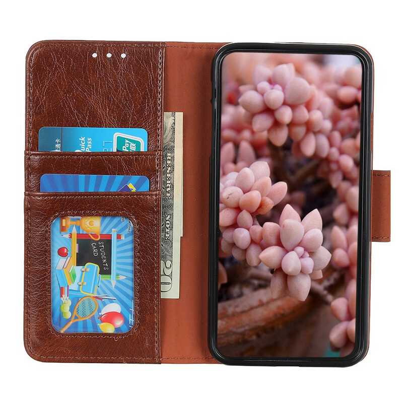 Cover Samsung Galaxy A41 Cuir Nappa Fendu