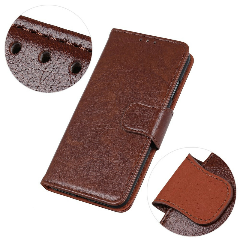 Cover Samsung Galaxy A41 Cuir Nappa Fendu