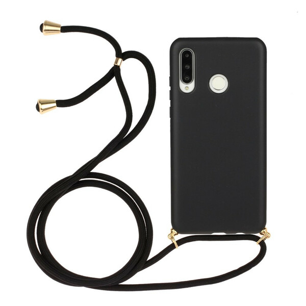 Huawei P30 Lite Silicone Case with Colored Cord