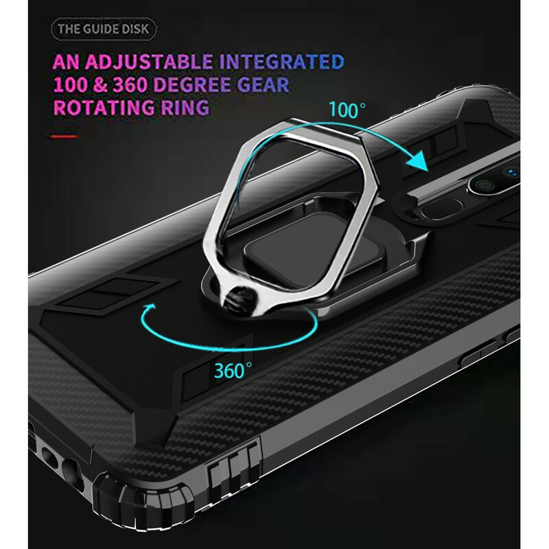 Oppo A9 2020 Ring and Carbon Fiber Case