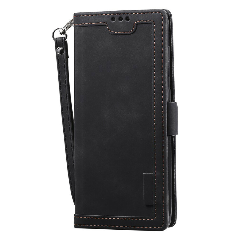 Case Samsung Galaxy A41 Leatherette Two-tone Reinforced Contours