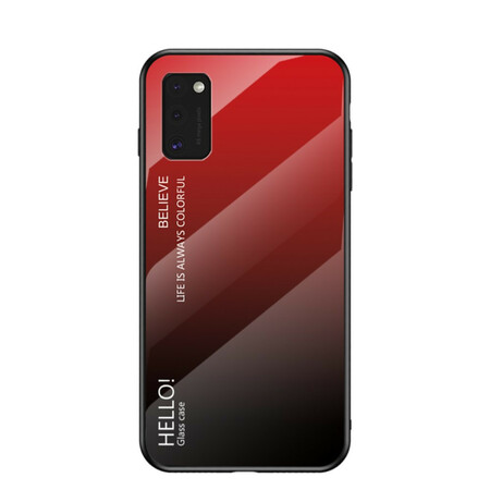 Case Samsung Galaxy A541 Tempered Glass Hello