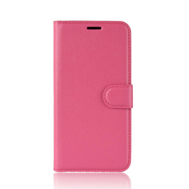 Case Samsung Galaxy A41 Leather Effect Classic Lychee