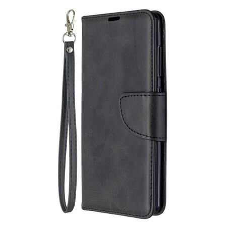 Samsung Galaxy A41 Case Smooth Oblique Flap