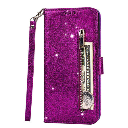 Samsung Galaxy A41 Glitter Wallet Case
