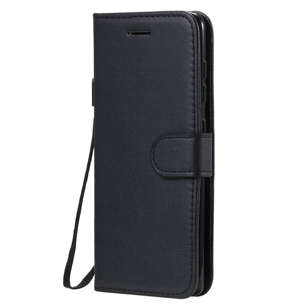 Samsung Galaxy A41 Leather Effect Case with Strap