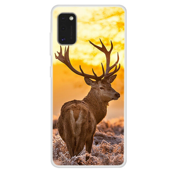 Case Samsung Galaxy A41 Deer and Landscape