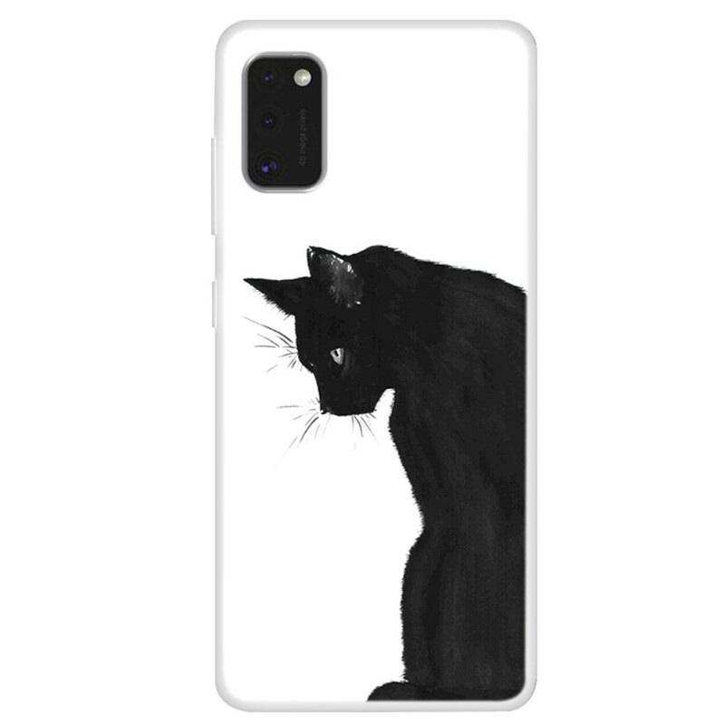 Cover Samsung Galaxy A41 Black Cat