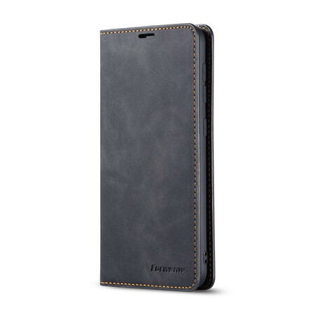 Flip Cover Samsung Galaxy A41 Effet Cuir FORWENW