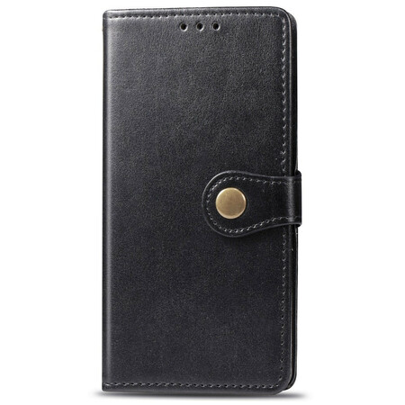 Samsung Galaxy A41 Leatherette Case with Vintage Clasp