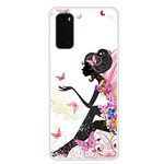 Case Samsung Galaxy S20 Butterfly Lady