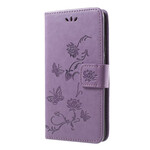 Honor 10 Case Printed Butterflies with Lanyard