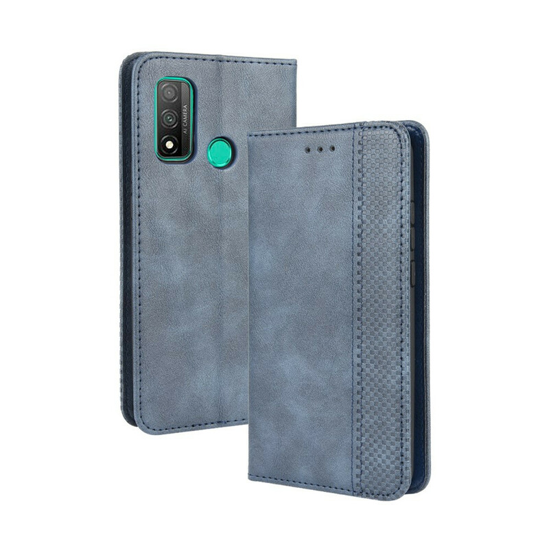 Flip Cover Huawei P Smart 2020 Leather Effect Vintage Stylish