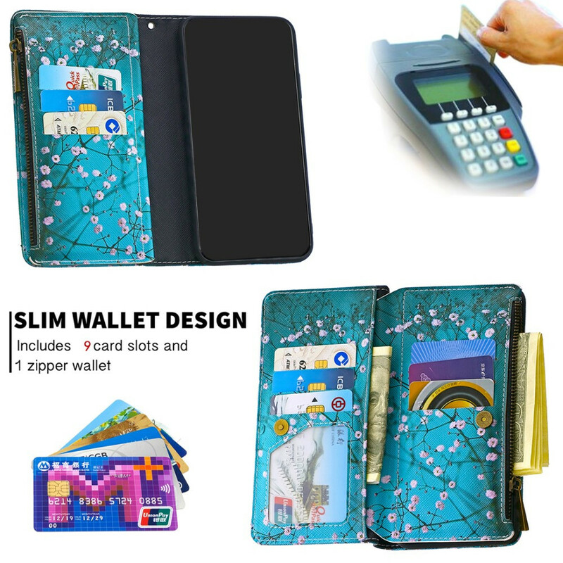 Case Samsung Galaxy A41 Zipped Pocket Tree