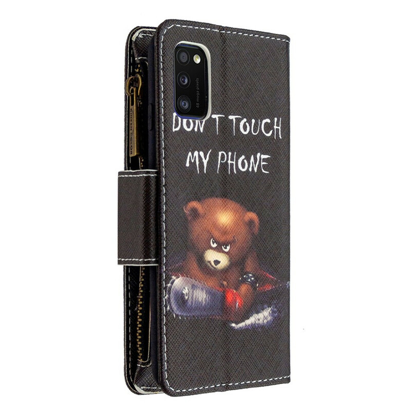 Case Samsung Galaxy A41 Zipped Pocket Bear