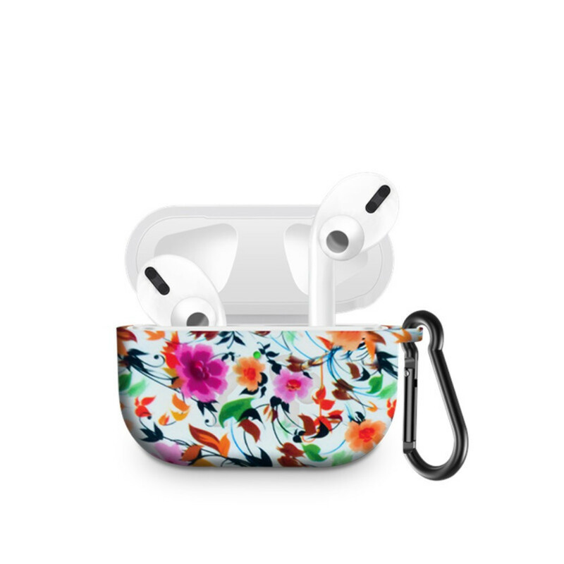 AirPods Pro Silicone Flower Case with Carabiner