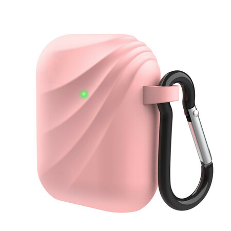AirPods Silicone Swirl Case with Carabiner