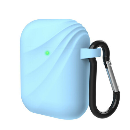 AirPods Silicone Swirl Case with Carabiner