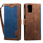 Case Samsung Galaxy A51 Two-tone Leatherette Reinforced Contours Case Samsung Galaxy A51 Two-tone Leatherette Reinforced Contours