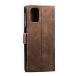 Case Samsung Galaxy A51 Two-tone Leatherette Reinforced Contours Case Samsung Galaxy A51 Two-tone Leatherette Reinforced Contours