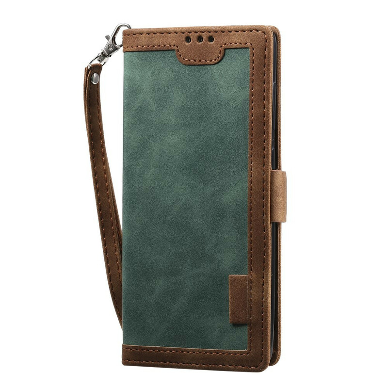 Case Samsung Galaxy A51 Two-tone Leatherette Reinforced Contours