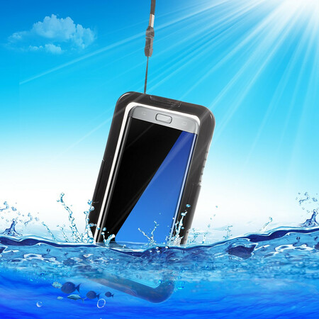 Samsung Galaxy S7 Edge Waterproof Case with Strap