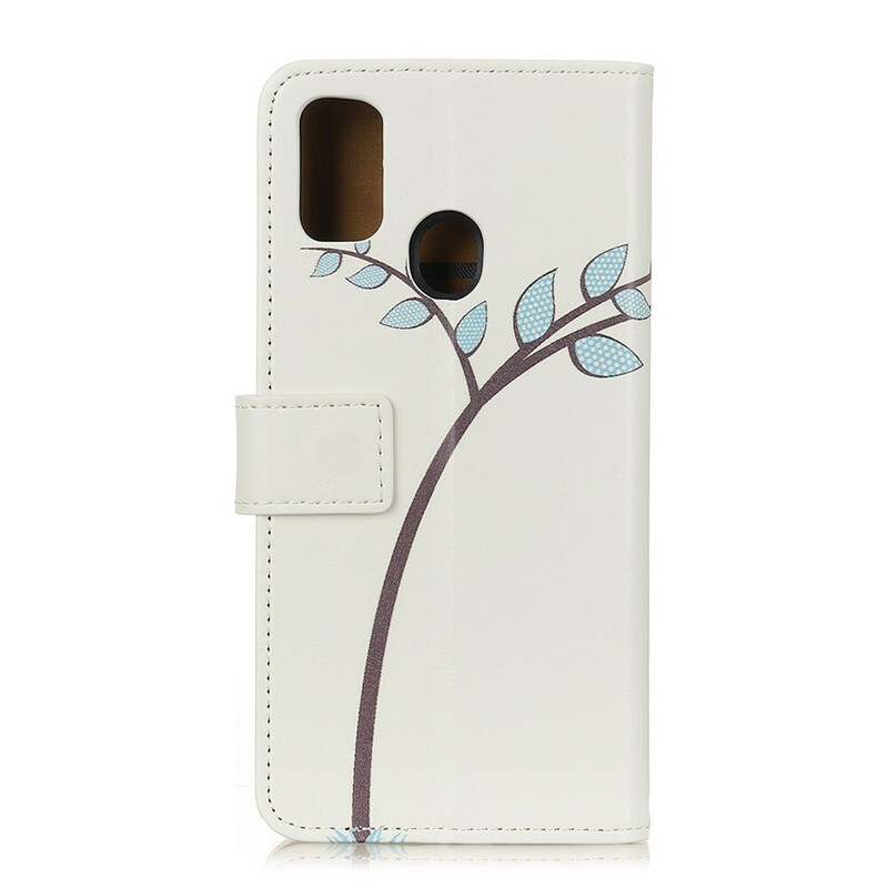 Case Samsung Galaxy A21s Couple Of Owls On The Tree